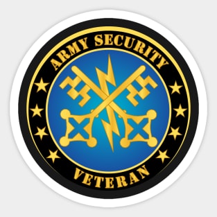 Army - Security Veteran Sticker